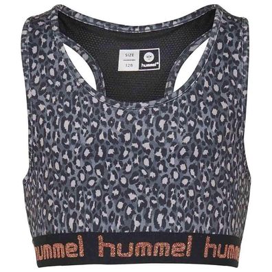 Sporttop Hummel Mimmi fér Kinder, Stretch, Racerback, Schwarz
