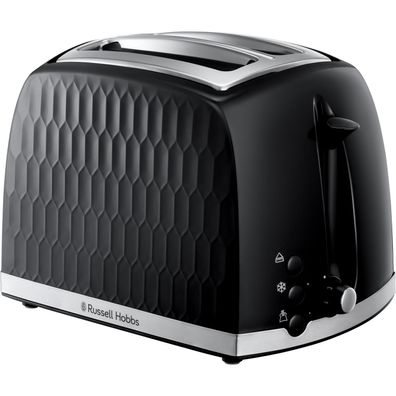 Toaster Russell Honeycomb 26061-56 mit breiten Schlitzen, schwarz