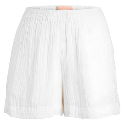 Short Jack-and-Jones JJXX Weiß, lockere Passform, hohe Taille