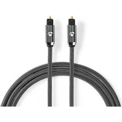 Optisches Audiokabel Nedis CATB25000GY20 2m grau