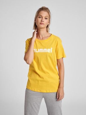 T-Shirt Hummel HMLGO COTTON LOGO Gelb