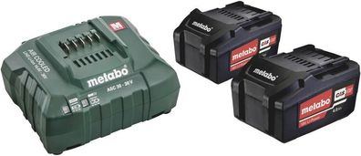 Ladegerät und Akku Set Metabo ASC 55 2x18V 4Ah