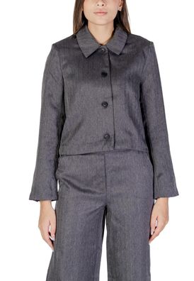 Blazer Jacqueline de Yong Jdynoah L/S Pnt grau