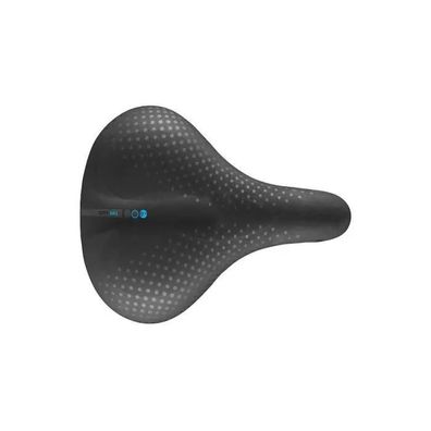 Fahrradsattel Selle San Marco City Gel Komfort Schwarz