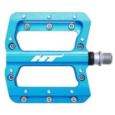 Pedale HT-COMPONENTS AN14A Große Plattform Blau Marine