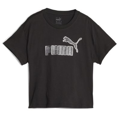 T-Shirt Puma G ESS+ MARBLE RLX TEE schwarz