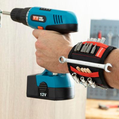 Magnetisches Armband Northix WrisTool mit 15 starken Magneten