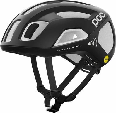 Fahrradhelm Poc Ventral Air MIPS NFC schwarz/weiß