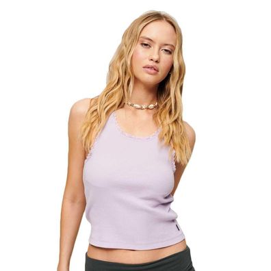 Tanktop Superdry W6011770A-7NX mit Spitzenbesatz