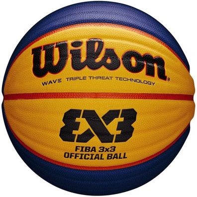 Basketball Wilson WTB0533XB Größe 6 Gelb Blau Orange