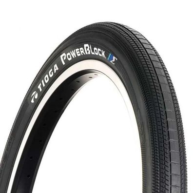 Reifen Tioga Powerblock S-Spec schwarz 20" BMX