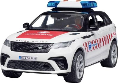 Rettungsfahrzeug Bruder Range Rover Velar mit Lichteffekten