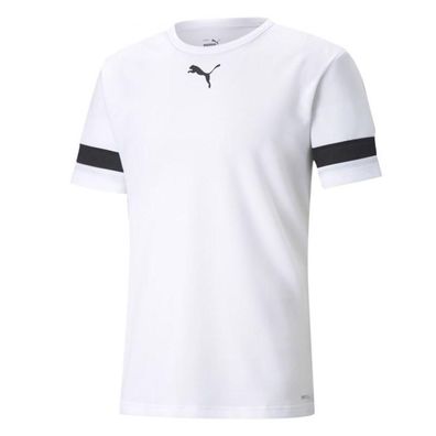 T-Shirt Puma teamRISE Jersey Weiß-Schwarz