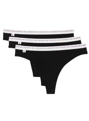 String Lacoste 8F1341 Schwarz, 3er Pack