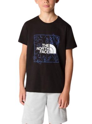 T-Shirt The North Face Kinder M Schwarz Logo