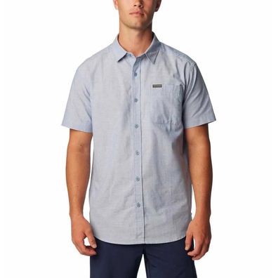 Kurzarmhemd Columbia Rapid Rivers Novelty Grau