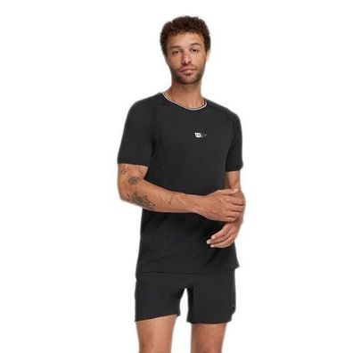 T-Shirt Wilson Series Seamless Crew 2.0 Schwarz