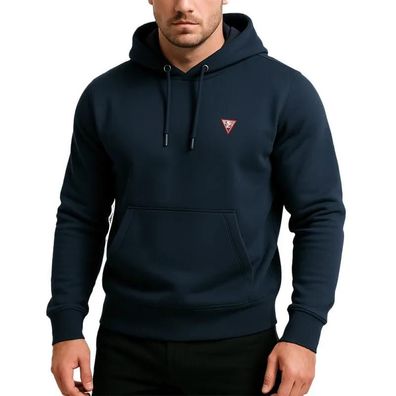 Sweatshirt Guess Mini Triangle Blau
