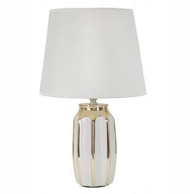 Tischlampe Ferretti TAVOLO Weiß und Gold