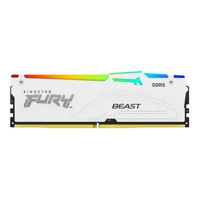 Speicher Kingston FURY Beast RGB DDR5 16 Go 6000 MT/s Weiß
