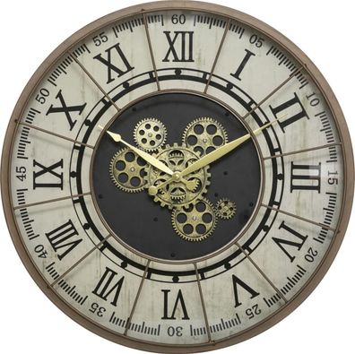 Wanduhr Atmosphera Stella Kupfer 57 cm Vintage Design