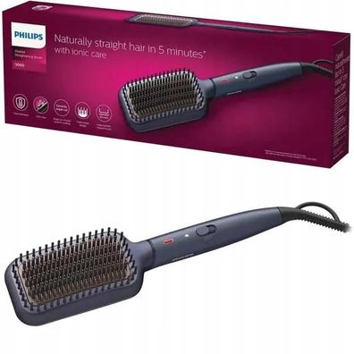 Haarglättbérste Philips BHH885/00 mit ThermoProtect-Technologie