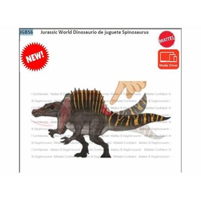 Figurine Mattel Spinosaurus sonore et articule