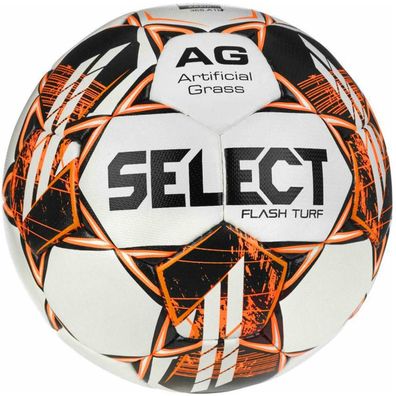 Fußball Select Flash Turf V23 Weiß Schwarz Orange