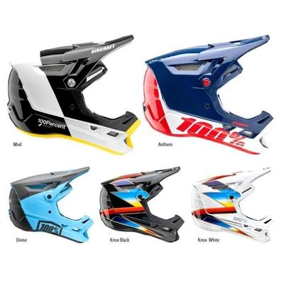 Integralhelm 100% Aircraft Composite - Schwarz - VTT