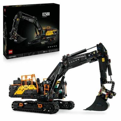 Bagger LEGO Technic Volvo EC500 Hybrid Gelb