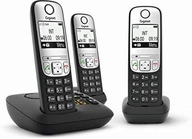 Schnurlostelefon Gigaset A690 A Trio schwarz