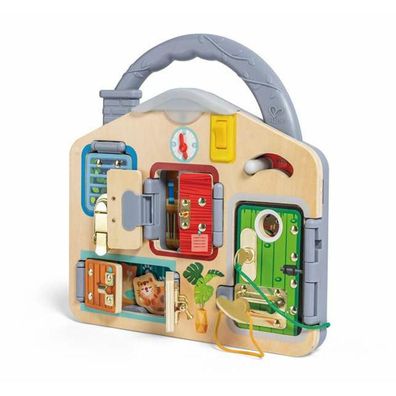 Lernspielzeug hape Lock & Learn mit 5 Schlössern, bunt