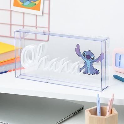 Neonlampe Paladone Disney Ohana Stitch bunt