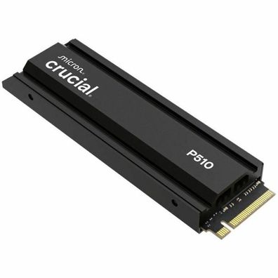 Crucial P510 Gen5 2280 1TB NVMe PCIe M.2 SSD mit Heatsink