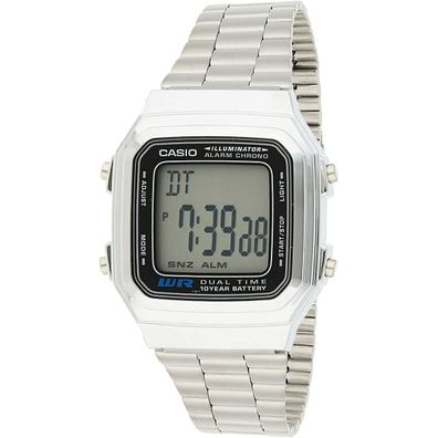 Unisex Uhr Casio Vintage A178WA-1ADF Silber