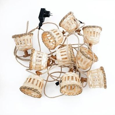 Lichterkette New-Garden Aurora natérliche Materialien 8m