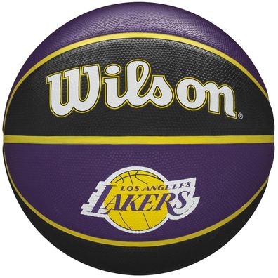 Basketball Wilson Tribute Größe 7 in Lakers Farben