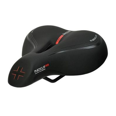 Fahrradsattel Wittkop Medicus Twin 3.0 ergonomisch schwarz