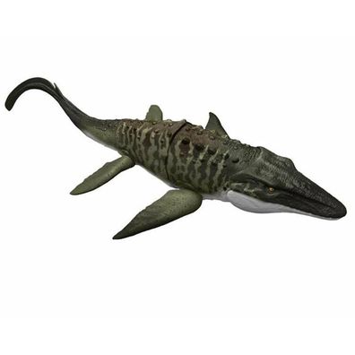 Figurine de dinosaure Mattel Mosasaure 65 cm, vert et gris