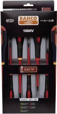 Isolierte Schraubendrehersatz Bahco ERGOâ?¢ VDE bis 1000 V