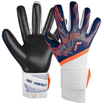 Torwarthandschuhe Reusch Pure Contact Gold Blau Orange Schwarz