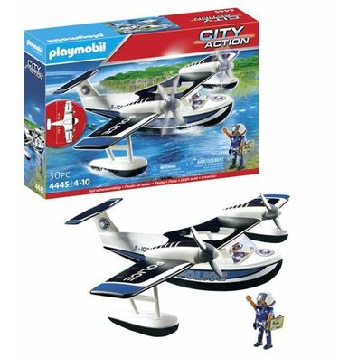 Spielzeug Playmobil Hydravion de la police bunt