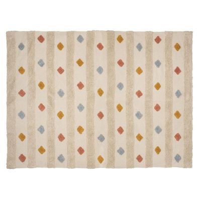 Kinderteppich atmosphera Arlequin Pastellfarben 120 x 170 cm