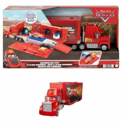 Spielzeug LKW Cars Mack Transporteur Transformable Rot