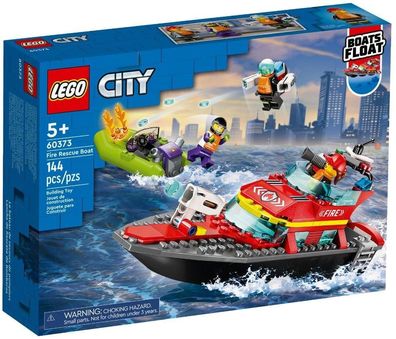 Bauset LEGO City Feuerwehr-Rettungsboot 60373