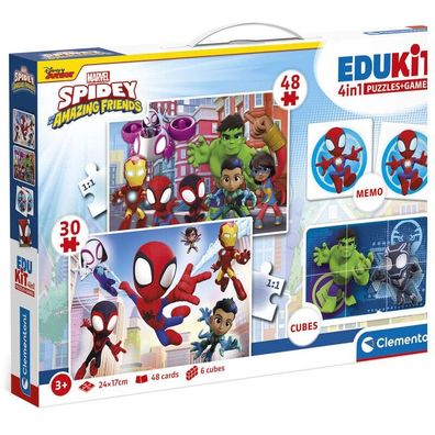 Bildungsspielzeug Clementoni Edukit 4 in 1 Spidey