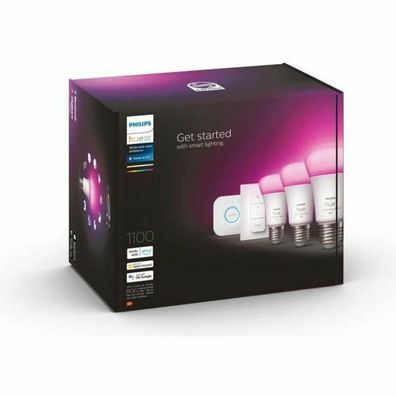 Starterkit Philips Hue E27 LED Lampen Weiß