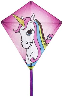 Eindleiner Drachen HQ-Kites Eddy Monofil, rosa und schwarz