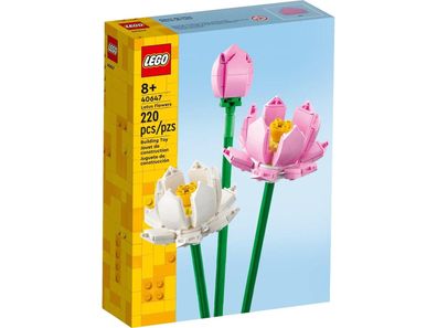 LEGO Botanicals Fleurs de Lotus Set 220 Stéck rosa weiß