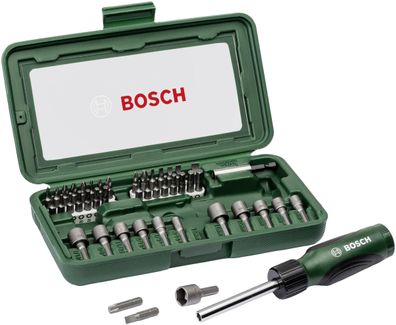 Coffret de vissage Bosch 46 piÜces, robuste et complet